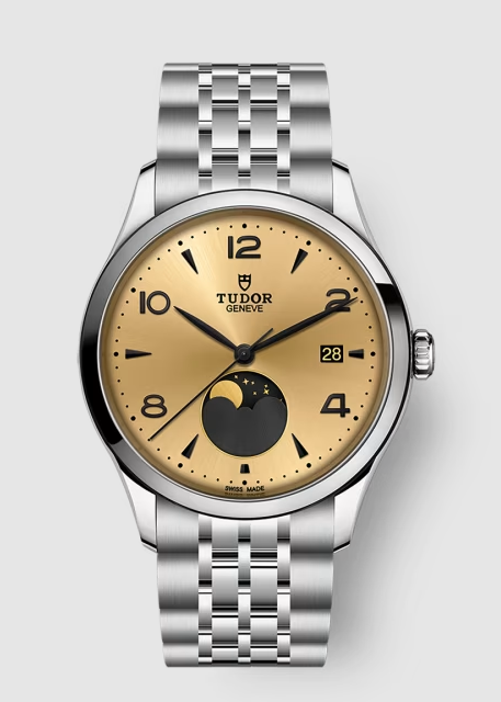 Replica Tudor 1926 Luna Steel Champagne Watch M91560-0001